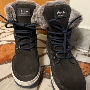 Cougar Black and Gray Winter Boots